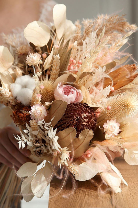 Dried bridal bouquets in Melbourne