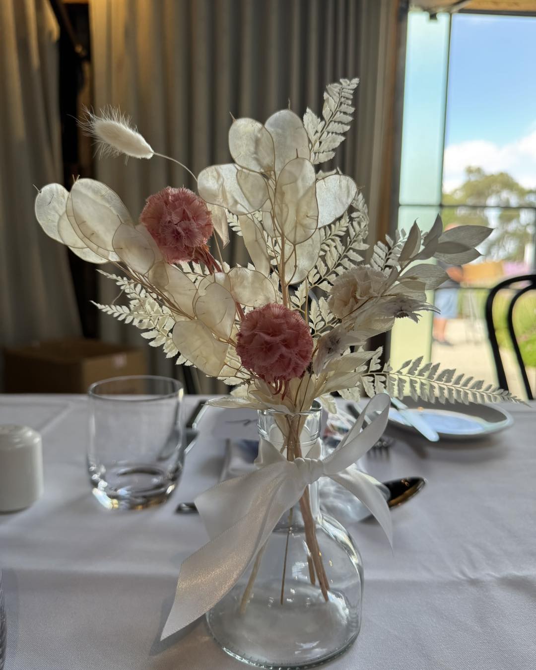 Elegant dried wedding flowers for a Melbourne wedding